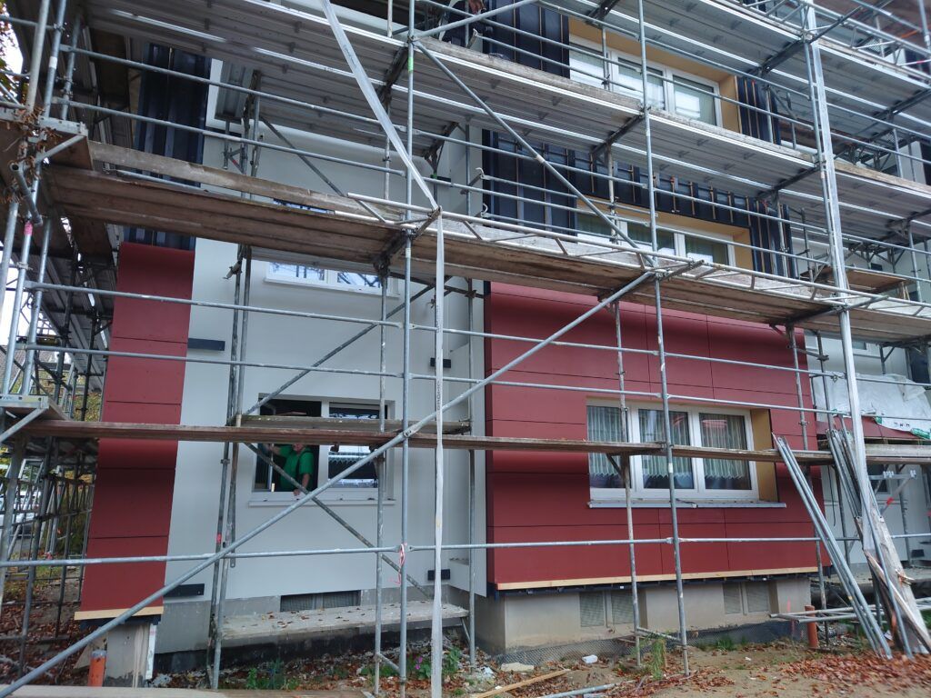 Plattenfassade in Lemgo - Fassadenarbeiten